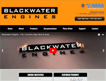 Tablet Screenshot of blackwaterengines.com